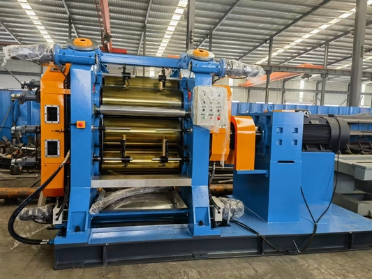 खरीदें पीएलसी नियंत्रण 4 रोल रबर कॉर्ड कपड़े कैलेंडर मशीन online manufacture