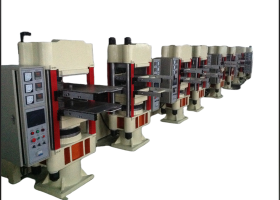 खरीदें 160 Ton Fully Automatic Flat Vulcanizing Machine-2RT Mold Opening Hot Pressing Machine online manufacture