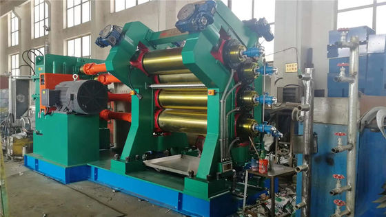 अच्छा मूल्य उन्नत प्रौद्योगिकी रबर कैलेंडर मशीन तीन चार रोल कैलेंडर 1500MM कार्य लंबाई ऑनलाइन