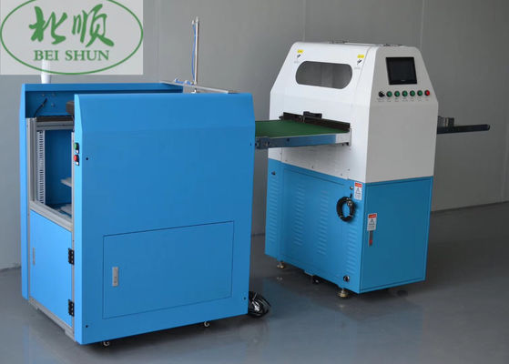 अच्छा मूल्य रबर ट्यूबों और स्ट्रिप्स के लिए उच्च गति स्वचालित रबर काटने की मशीन 100 पीसी/मिनट क्षमता के साथ ऑनलाइन