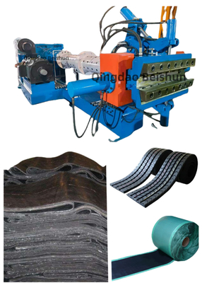 XJD-150×16D पिन बैरल कोल्ड फीड एक्सट्रूडर गहरे पेंच के साथ विनिर्माण संयंत्र में टायर ट्रेड और रबर शीट एक्सट्रूडिंग के लिए