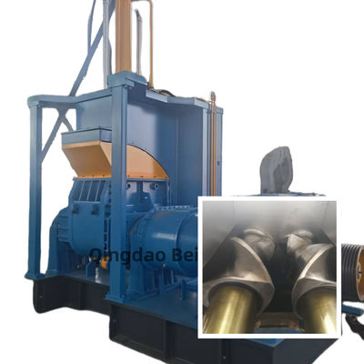 अच्छा मूल्य 55L मिश्रण क्षमता हाइड्रोलिक रबर Kneader मशीन कुशल रबर प्रसंस्करण के लिए पीएलसी नियंत्रण के साथ ऑनलाइन