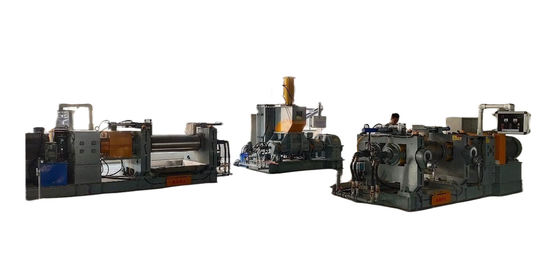 अच्छा मूल्य हार्ड टूथ सरफेस रिड्यूसर/वाटर कूलिंग रबर उत्पादों के निर्माण के लिए दो रोलर रबर मिक्सिंग मिल ऑनलाइन