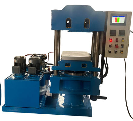 अच्छा मूल्य 250mm Plunger Diameter Rubber Vulcanizing Press Machine with Manual Operation and 57.6kw×2 Heating Power ऑनलाइन