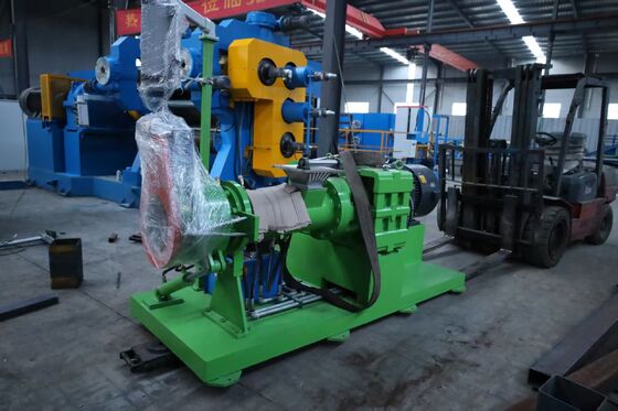 अच्छा मूल्य 6 इंच के स्क्रू व्यास के रबर स्ट्रेनर के लिए इनर ट्यूब विनिर्माण के लिए 1.5-2 टन / घंटे की क्षमता के साथ ऑनलाइन