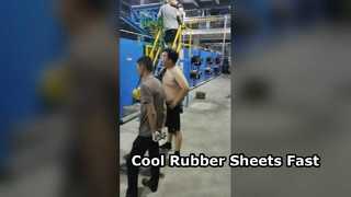 कुशल शीतलन के लिए रबर बैच ऑफ कूलिंग मशीन